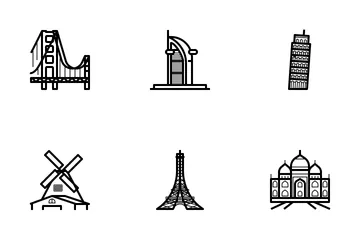 Punto de referencia Paquete de Iconos
