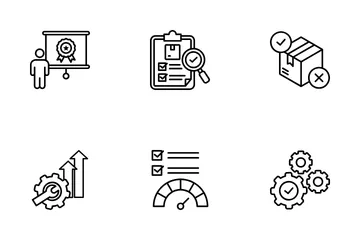 Quality Management System Icon Pack