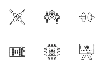 Quantum Computing Icon Pack