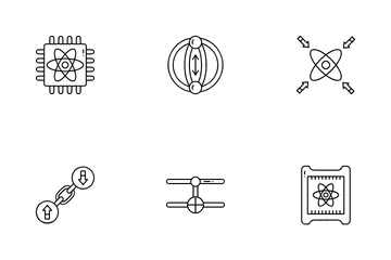 Quantum Computing Icon Pack