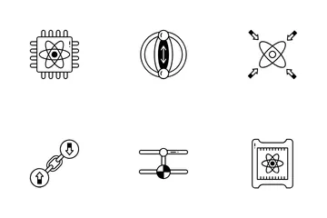 Quantum Computing Icon Pack