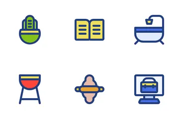 Quédate en casa Paquete de Iconos