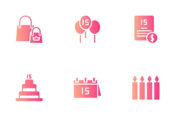Quinceanera Icon Pack