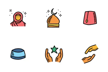 Doodles do Islã Icon Pack