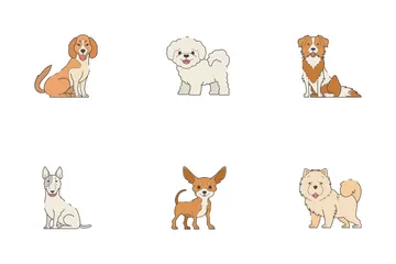 Raças de cães Pacote de Ícones