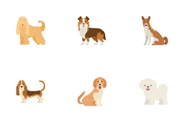 Raças de cães Pacote de Ícones