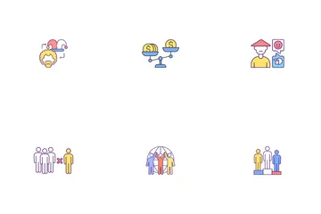 Racial Discrimination Icon Pack