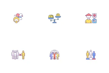 Racial Discrimination Icon Pack