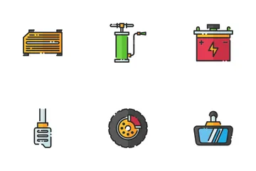 Racing & Car Part Icon Pack