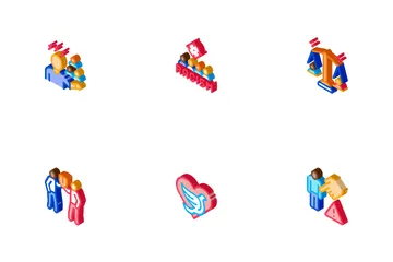 Racism Discrimination Icon Pack