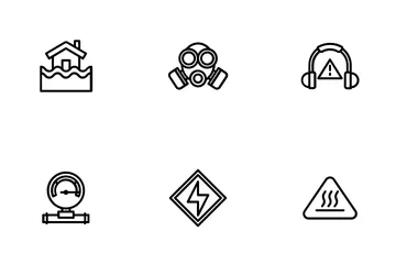 Radiation Danger Icon Pack