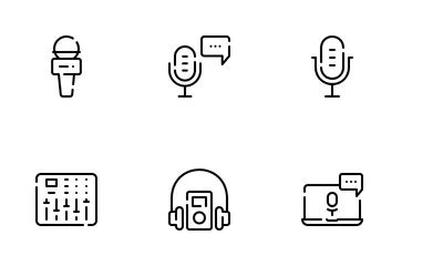 Radio Icon Pack