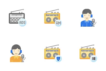 Rádio Pacote de Ícones