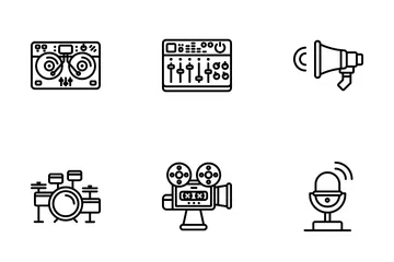 Radio Studio Icon Pack