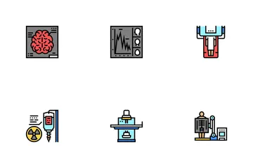 Radiology Equipment Icon Pack