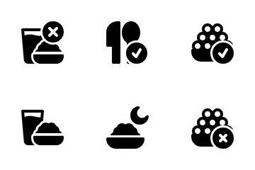 Ramadan and Fasting Icon Pack