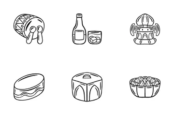 Ramadan Doodle Icon Pack