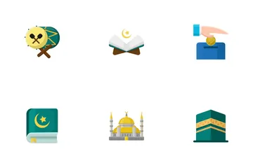 Ramadán e islámico Paquete de Iconos