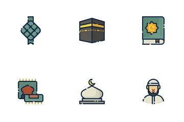 Ramadan Filled Outline Icon Pack