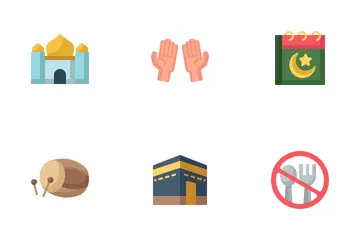 Ramadan (Flat) Icon Pack
