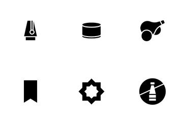 Ramadan Glyph Icon Pack