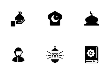 Ramadan Glyph Icon Pack