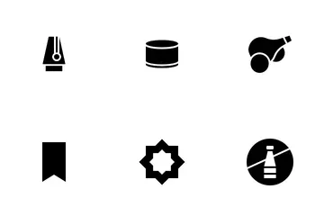 Ramadan Glyph Icon Pack