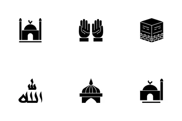 Ramadan Islamic Glyph Icon Pack