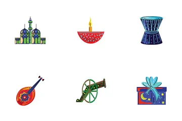 Ramadán Kareem Paquete de Iconos