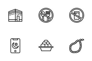 Ramadan (Outline) Icon Pack