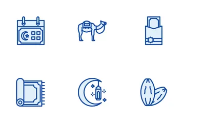 Ramadhan et musulman Pack d'Icônes