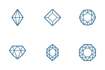 Diamantformen Symbolpack