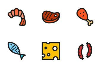 Raw Foods Icon Pack