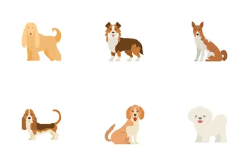 Razas de perros Paquete de Iconos