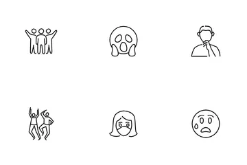 REACCIÓN DE LA GENTE Paquete de Iconos