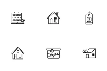 Real Estate Agency Icon Pack