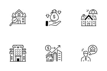 Real Estate And Apartment Icon Pack