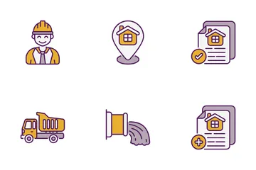 Real Estate And Property Management Icon Pack