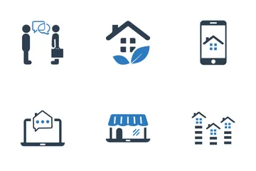 Real Estate (Blue Series) Icon Pack