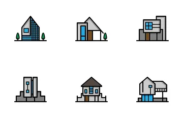 Real Estate - Filled Outline Icon Pack