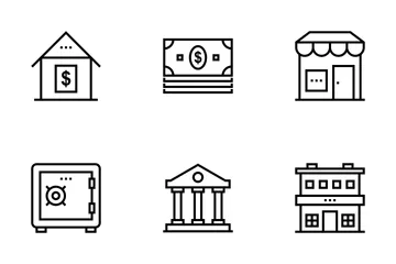 Real Estate Line Icons 2 Icon Pack