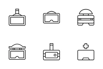 Realidad virtual Paquete de Iconos