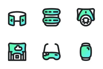 Realidad virtual Paquete de Iconos