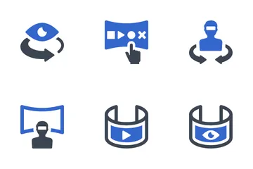 Realidad virtual Paquete de Iconos