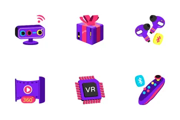 Realidad virtual Paquete de Iconos