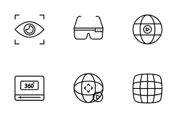 Realidad virtual Paquete de Iconos