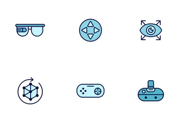 Realidade virtual Pacote de Ícones