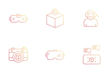 Realidade virtual Pacote de Ícones