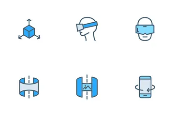 Realidade virtual Pacote de Ícones