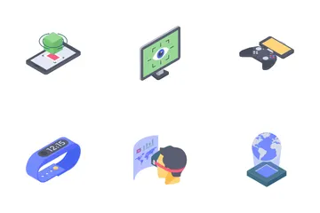 Realidade virtual Pacote de Ícones